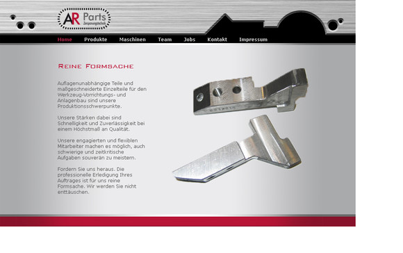 Freework Grafik-Design Referenzen Web: AR-Parts