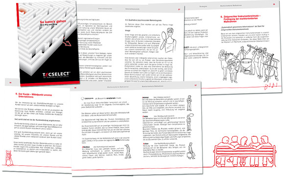 Freework Grafik-Design Referenz Print: Marketing-Wegweiser